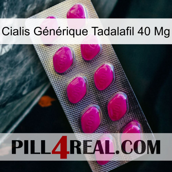 Cialis Générique Tadalafil 40 Mg 09